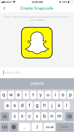start Snapchat for business-create snapcode start Snapchat for business-create snapcode