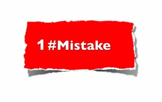 Marketing mistake # 1 Marketing Mistakes #1