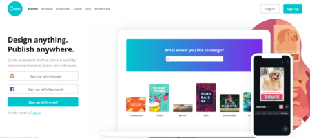 Canva - tool to create visuals for social media Canva - to create visuals for social media