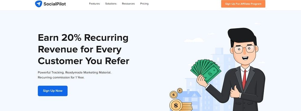 SocialPilot: best affiliate programs for beginners