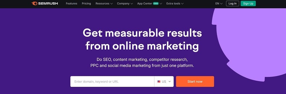 SEMrush as YouTube SEO checker